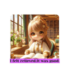 #cozy library [日常会話と敬語]英語版（個別スタンプ：10）