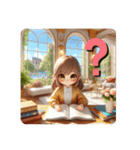 #cozy library [日常会話と敬語]英語版（個別スタンプ：17）