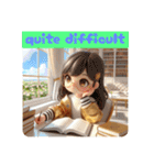 #cozy library [日常会話と敬語]英語版（個別スタンプ：21）