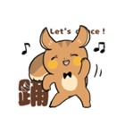 にこやかなリス 文字あり（個別スタンプ：8）
