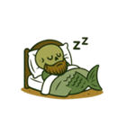 なまけうおじいさん（個別スタンプ：3）