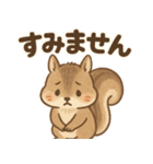 ふんわりエゾリスの敬語スタンプ（個別スタンプ：10）
