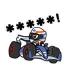 F1レーサー レース レーシングカー 車（個別スタンプ：31）