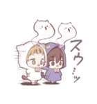猫耳フードのチビ7（個別スタンプ：8）