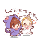 猫耳フードのチビ7（個別スタンプ：9）