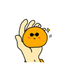 手のひらのおもち～オレンジ餅（個別スタンプ：5）