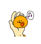 手のひらのおもち～オレンジ餅（個別スタンプ：9）