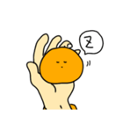 手のひらのおもち～オレンジ餅（個別スタンプ：10）