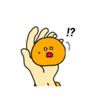 手のひらのおもち～オレンジ餅（個別スタンプ：16）