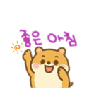 ハムスター韓国語バージョン（個別スタンプ：1）