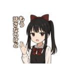 【修正版】地雷系清楚ちゃんの感情 Ver.1（個別スタンプ：3）