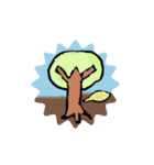 イラストの人のみよじ探し（個別スタンプ：4）