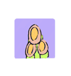 イラストの人のみよじ探し（個別スタンプ：5）