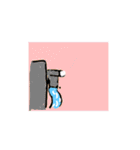 イラストの人のみよじ探し（個別スタンプ：10）