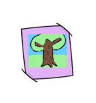 イラストの人のみよじ探し（個別スタンプ：14）