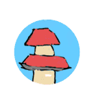 イラストの人のみよじ探し（個別スタンプ：19）