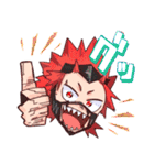 切島くんと爆豪くん（個別スタンプ：1）