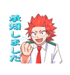 切島くんと爆豪くん（個別スタンプ：3）