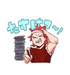 切島くんと爆豪くん（個別スタンプ：7）