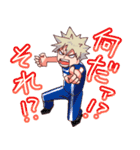 切島くんと爆豪くん（個別スタンプ：30）