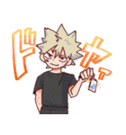 切島くんと爆豪くん（個別スタンプ：33）