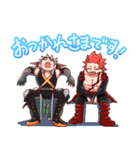 切島くんと爆豪くん（個別スタンプ：37）
