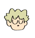 かっちゃんの顔スタンプ（個別スタンプ：18）