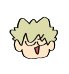 かっちゃんの顔スタンプ（個別スタンプ：25）