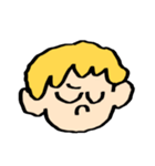 尾白の顔スタンプ（個別スタンプ：3）