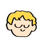 尾白の顔スタンプ（個別スタンプ：4）