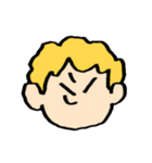 尾白の顔スタンプ（個別スタンプ：8）