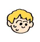 尾白の顔スタンプ（個別スタンプ：16）