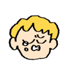 尾白の顔スタンプ（個別スタンプ：20）