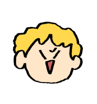 尾白の顔スタンプ（個別スタンプ：25）