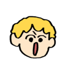 尾白の顔スタンプ（個別スタンプ：30）