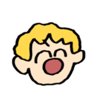 尾白の顔スタンプ（個別スタンプ：35）