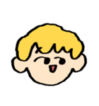尾白の顔スタンプ（個別スタンプ：38）