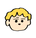 尾白の顔スタンプ（個別スタンプ：40）