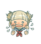 ヒロアカとがちゃん詰合せ（個別スタンプ：14）