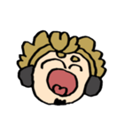 ホークスの顔スタンプ（個別スタンプ：5）