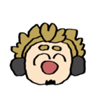 ホークスの顔スタンプ（個別スタンプ：11）