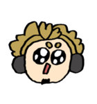 ホークスの顔スタンプ（個別スタンプ：28）