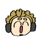 ホークスの顔スタンプ（個別スタンプ：38）