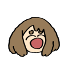 お茶子の顔スタンプ（個別スタンプ：1）