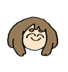 お茶子の顔スタンプ（個別スタンプ：3）