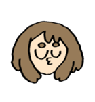 お茶子の顔スタンプ（個別スタンプ：4）
