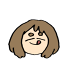お茶子の顔スタンプ（個別スタンプ：13）