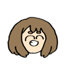 お茶子の顔スタンプ（個別スタンプ：37）