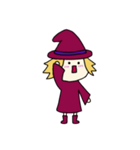 [アレンジ用]丸顔魔女（三女）ハロウィン（個別スタンプ：2）
