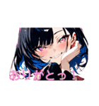 ラグジュアリー相槌ガールズ（個別スタンプ：3）